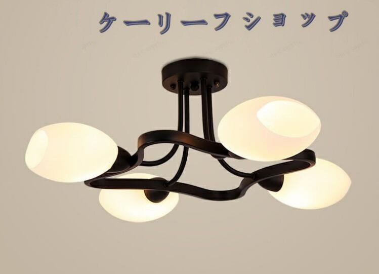 ドイツ ヴィンテージ シャンデリア 4灯 北欧 ミッドセンチュリー ランプ 照明 ライト