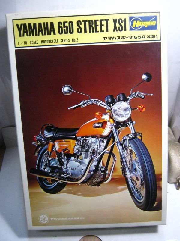 未組立品○プラモデル 現状○ハセガワ 1/10○ヤマハスポーツ 650 XS1