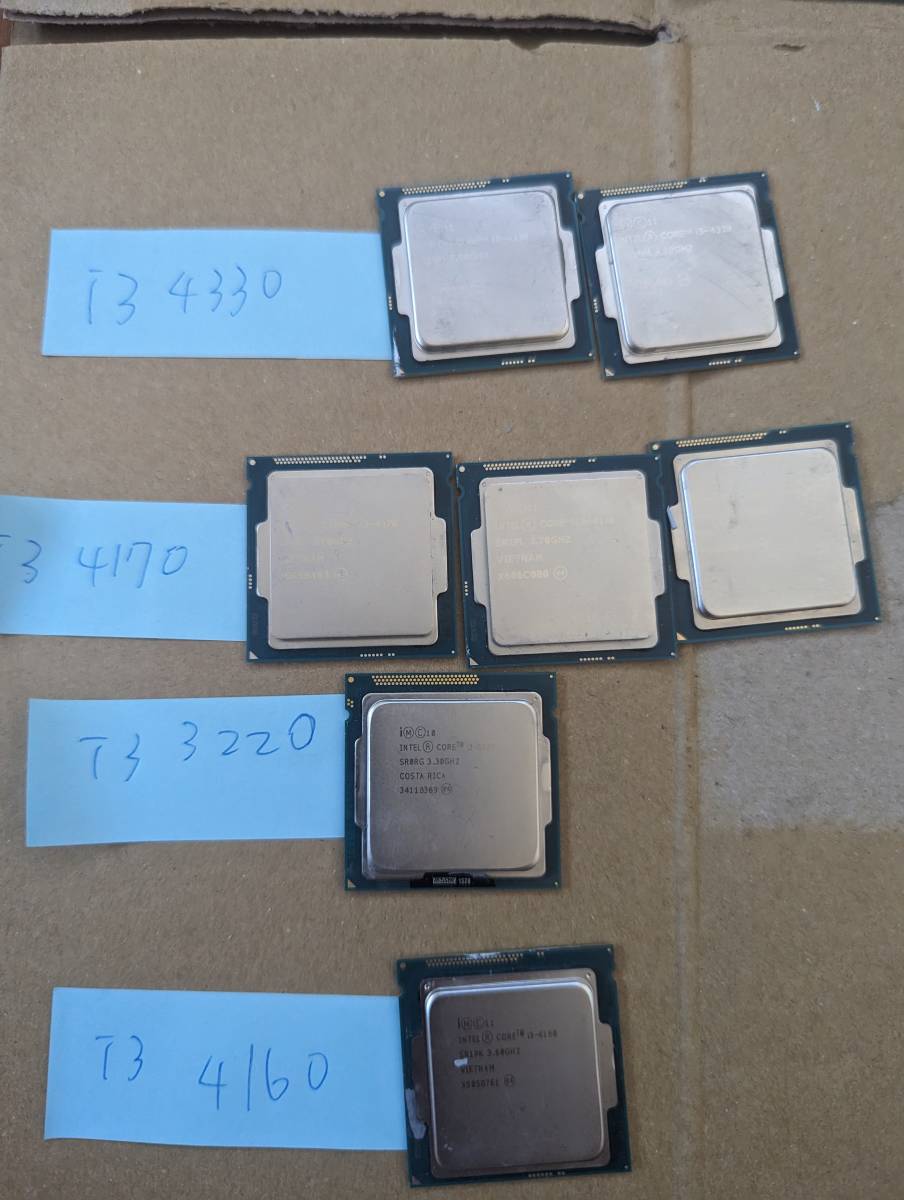CPU まとめ売り 22個 セット intel Core i3 XEON(Core i3)｜売買された
