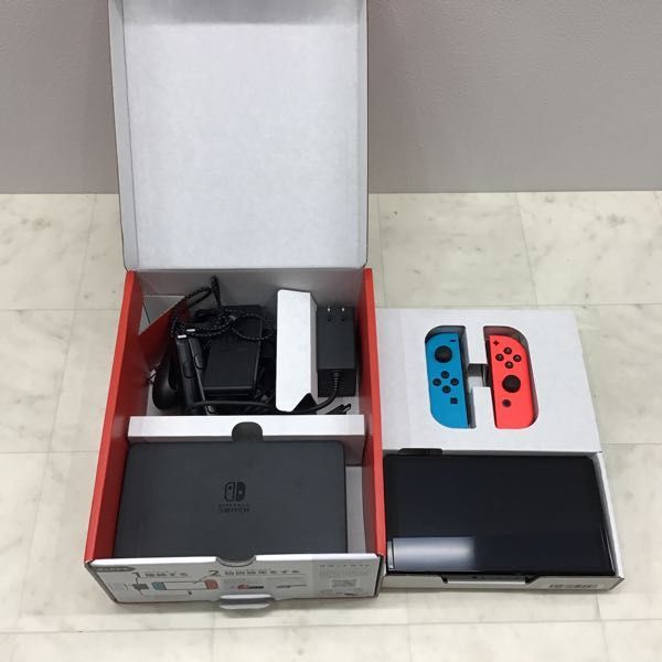 1円〜 欠品 動作確認/初期化済 Nintendo Switch 有機ELモデル HEG-001 ネオンブルー ネオンレッド