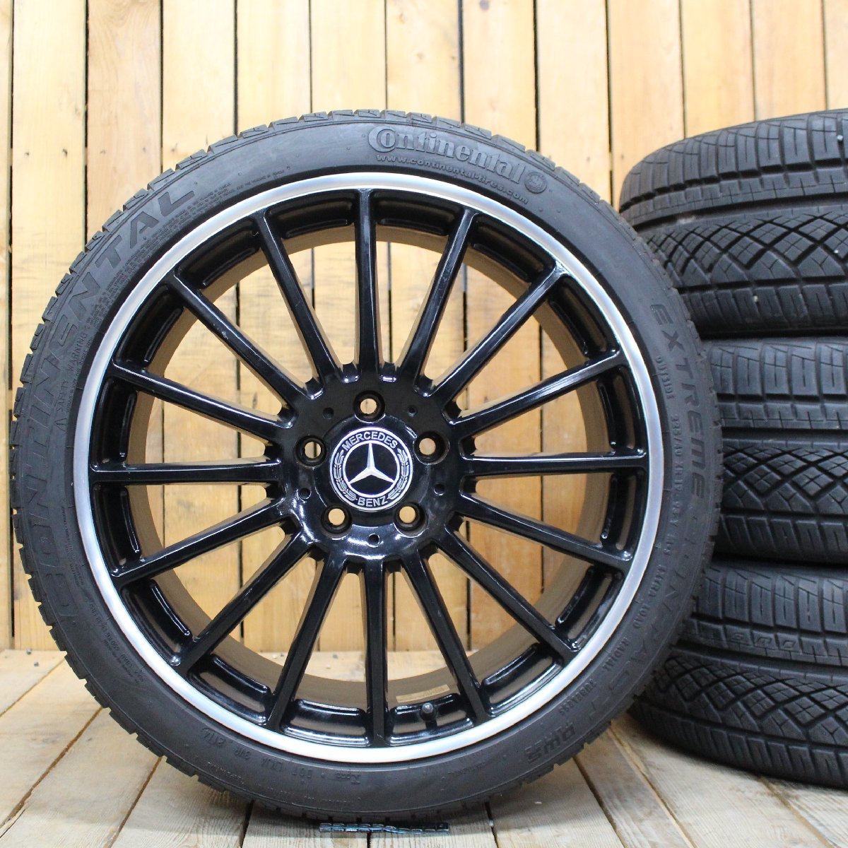 爆買い，定番人気 メルセデスベンツ 用 19インチ 8J+45 PCD112 ハブ径66.6mm コンチネンタル DWS06 225/40R19 洗浄済み タイヤ ホイール 4本セット(ラジアルタイヤ)｜売買されたオークション情報、yahooの商品情報をアー 5穴