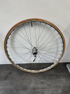 【中古品】サンシン ハブ　MAVIC リム　リアホイール　チューブラー　36H　126ｍｍ　三信