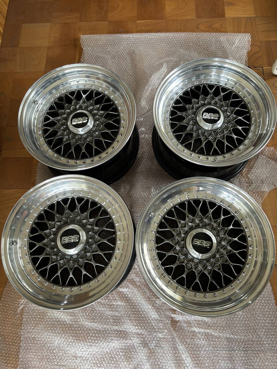 BBS RS リバレル リバレル BBS－RS 8.5J2本9J2本 デスク色 ガンメタリック