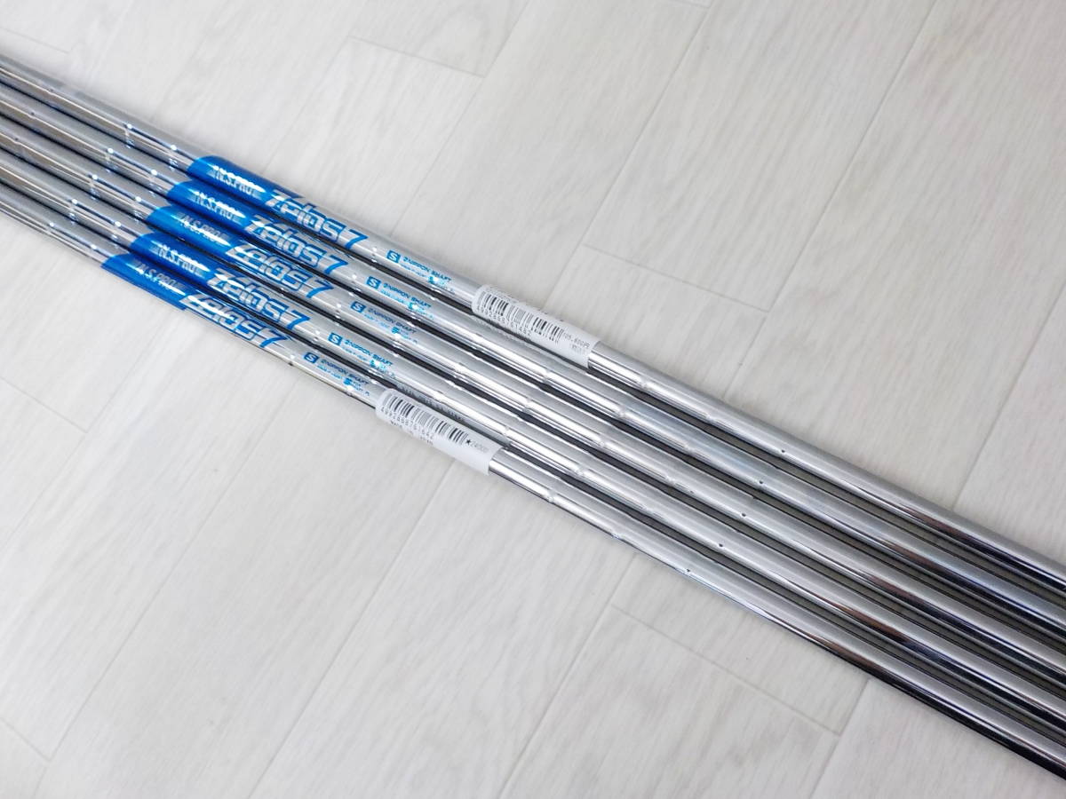 中古 アイアン用シャフト 日本シャフト NS PRO Zelos7 S 5本セット 