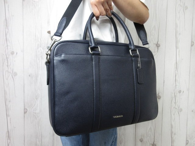 極美品 COACH コーチ ビジネスバッグ ショルダーバッグ バッグ レザー