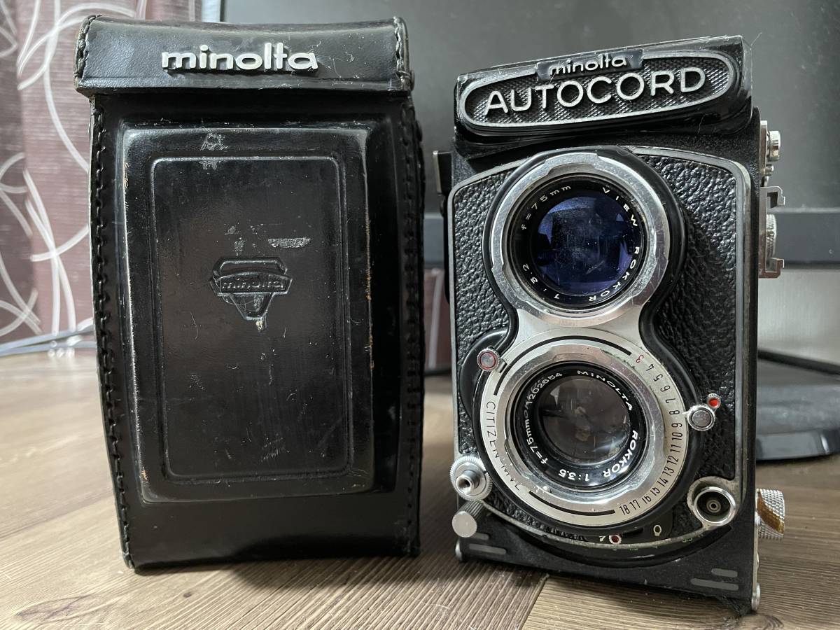 MINOLTA AUTOCORD / MINOLTA ROKKOR 75mm F3.5 ミノルタ フィルム