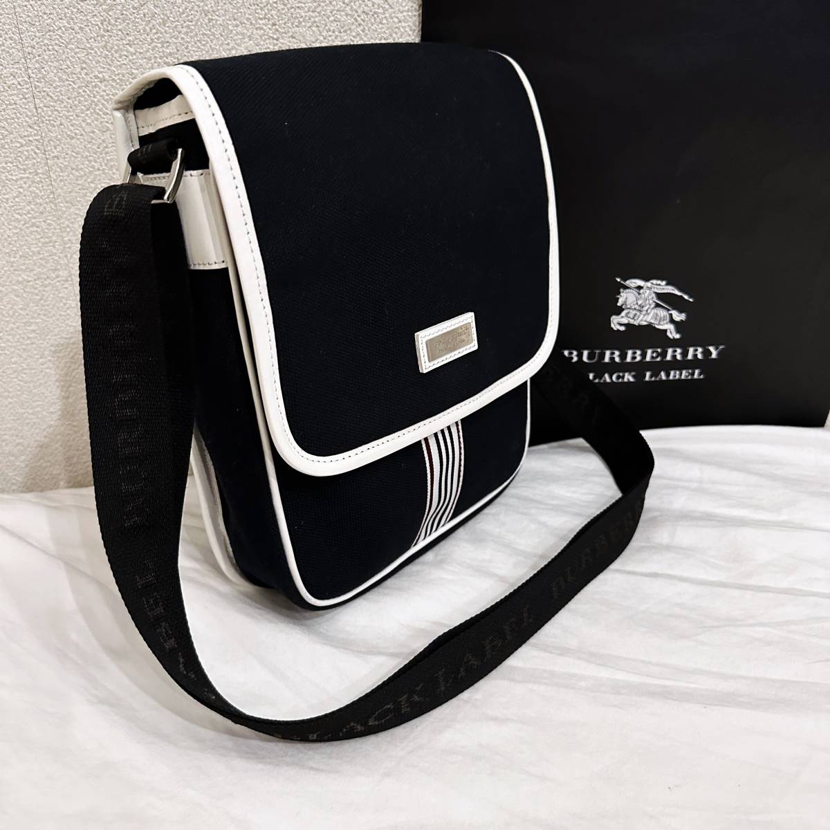 大阪通販サイト 希少 1回着用 極美品□BURBERRY BLACKLABEL 