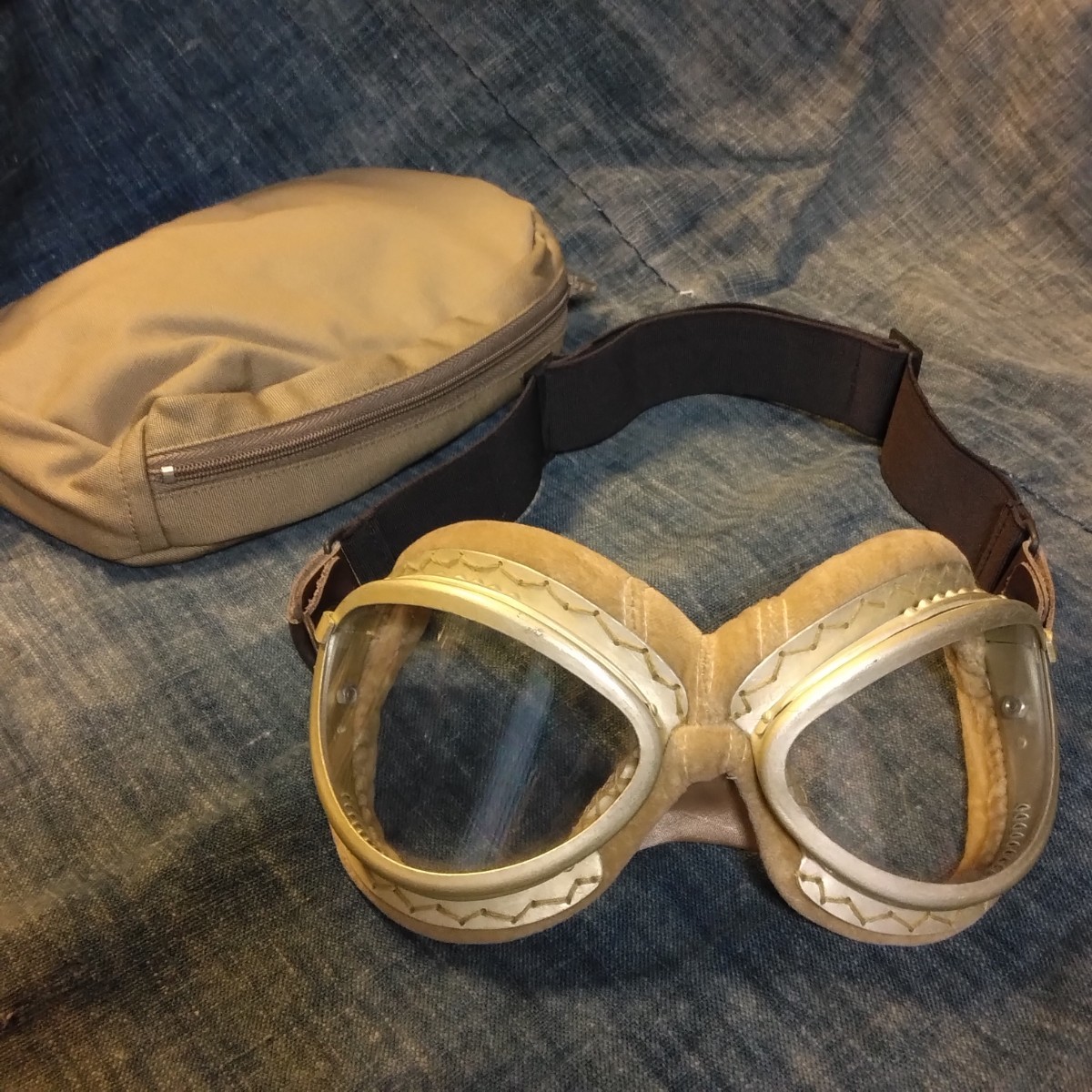珍品！中田商店 航空隊 鷹の目眼鏡 飛行眼鏡 検：日本軍 日本海軍