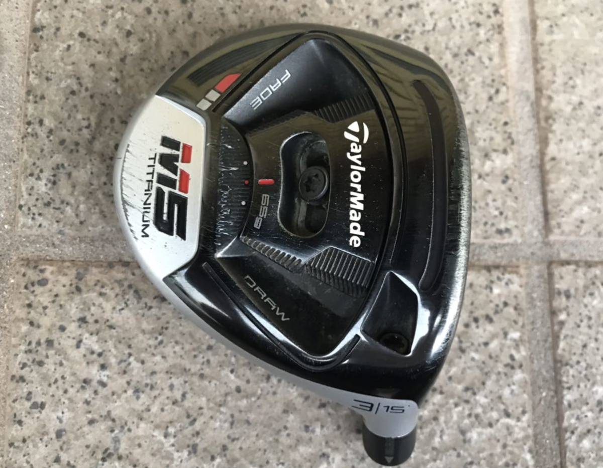 テーラーメイド M5 FW 3W 15度 ヘッド単品 ヘッドカバー付属