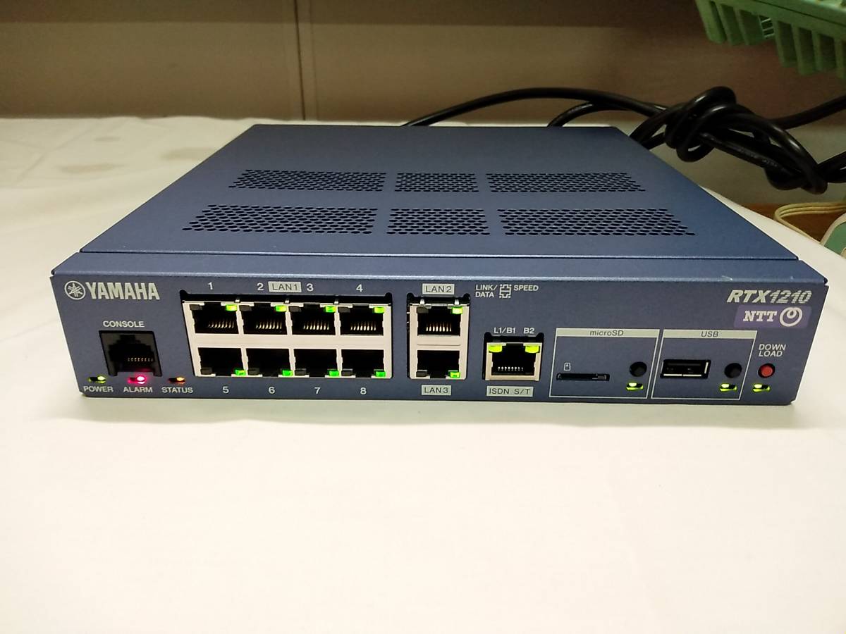 1000円～】 ヤマハ ギガアクセス VPNルーター RTX1210 中小規模拠点 