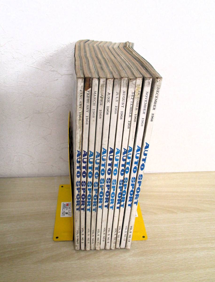 オートスポーツ AUTO SPORT1968年度5冊＋1968年イヤー セット