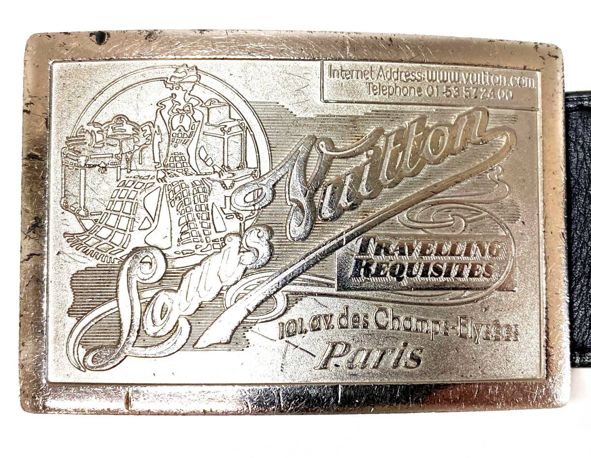 極美品ルイヴィトン サンチュールLV M0321 ベルトモノグラム85⁄34 極