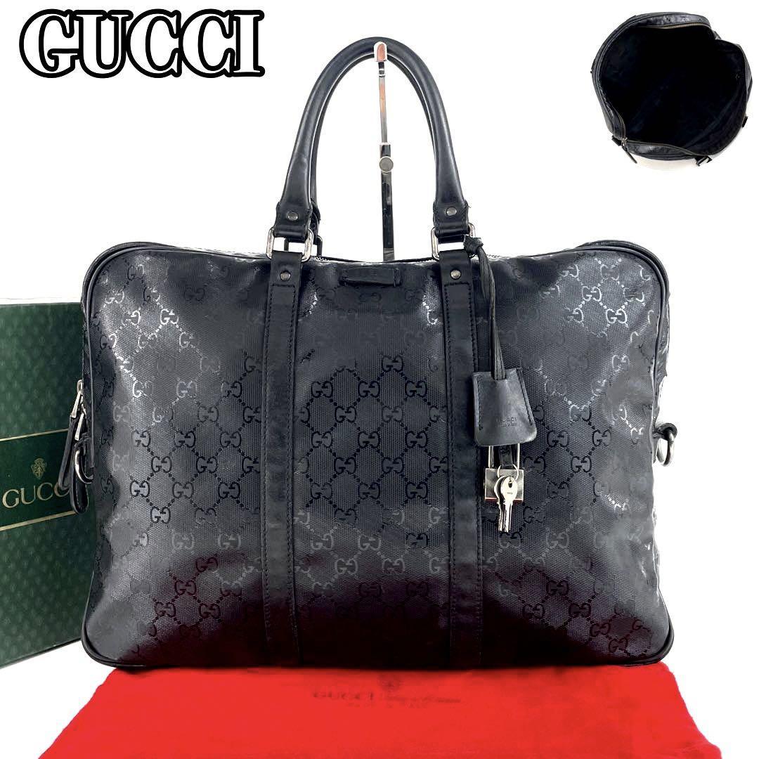 GUCCI グッチ オールドグッチ レザー ショルダーバッグ ブラック GUCCI
