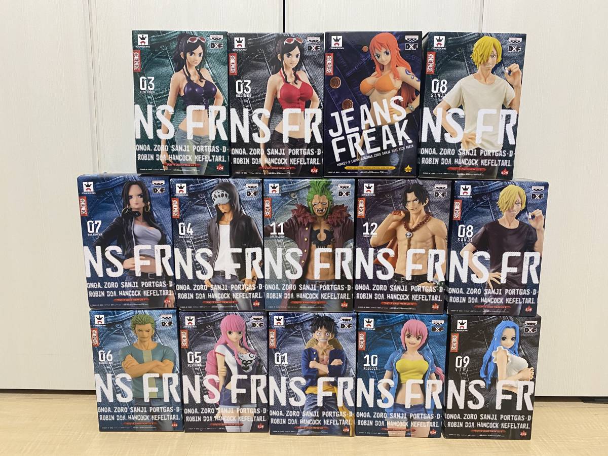 【未開封】【1円～】ワンピース　フィギュア　１４体セット　　希少