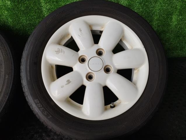 SUZUKI純正 ホイール ラパン 14×4.5J＋45 PCD100/4H 白色 タイヤ