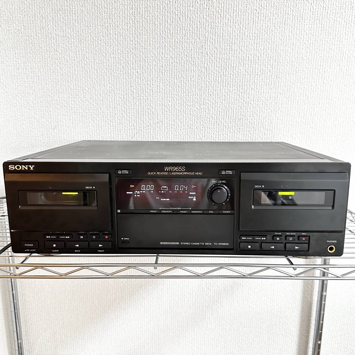 AD-FF70 AIWA アイワ カセットデッキ ステレオカセットデッキ 通電のみ