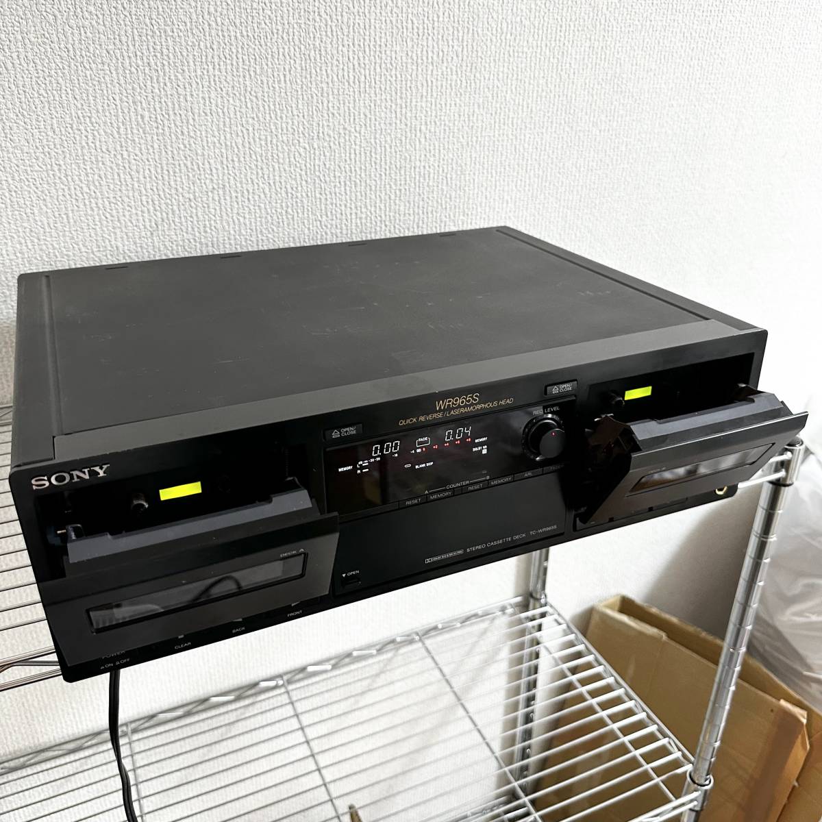 TC-WR965S SONY ステレオカセットデッキ ジャンク品 ソニー - カセット