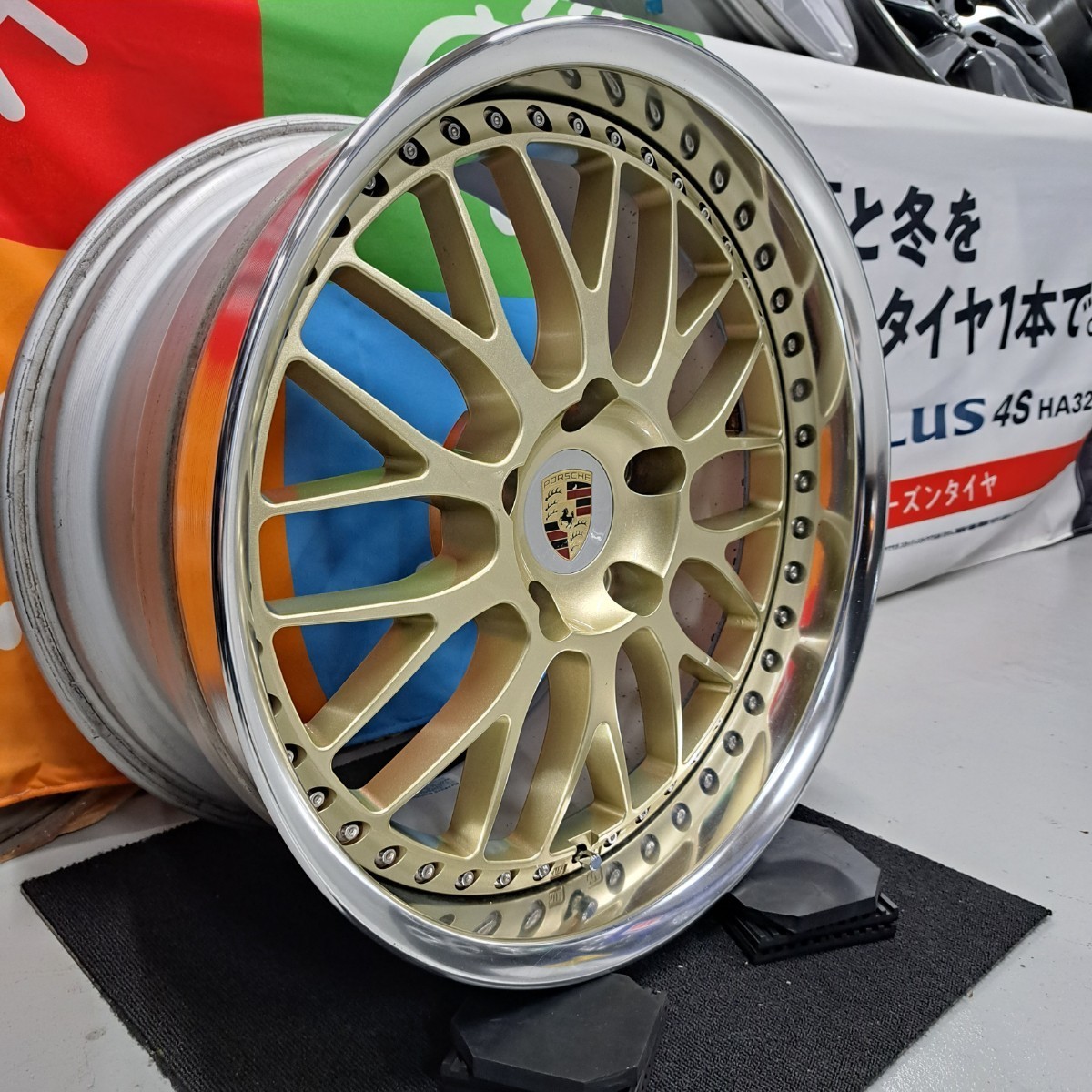 希少☆ポルシェ用 WORK Brombacher ワーク ブロンバッハ 深リム☆純正