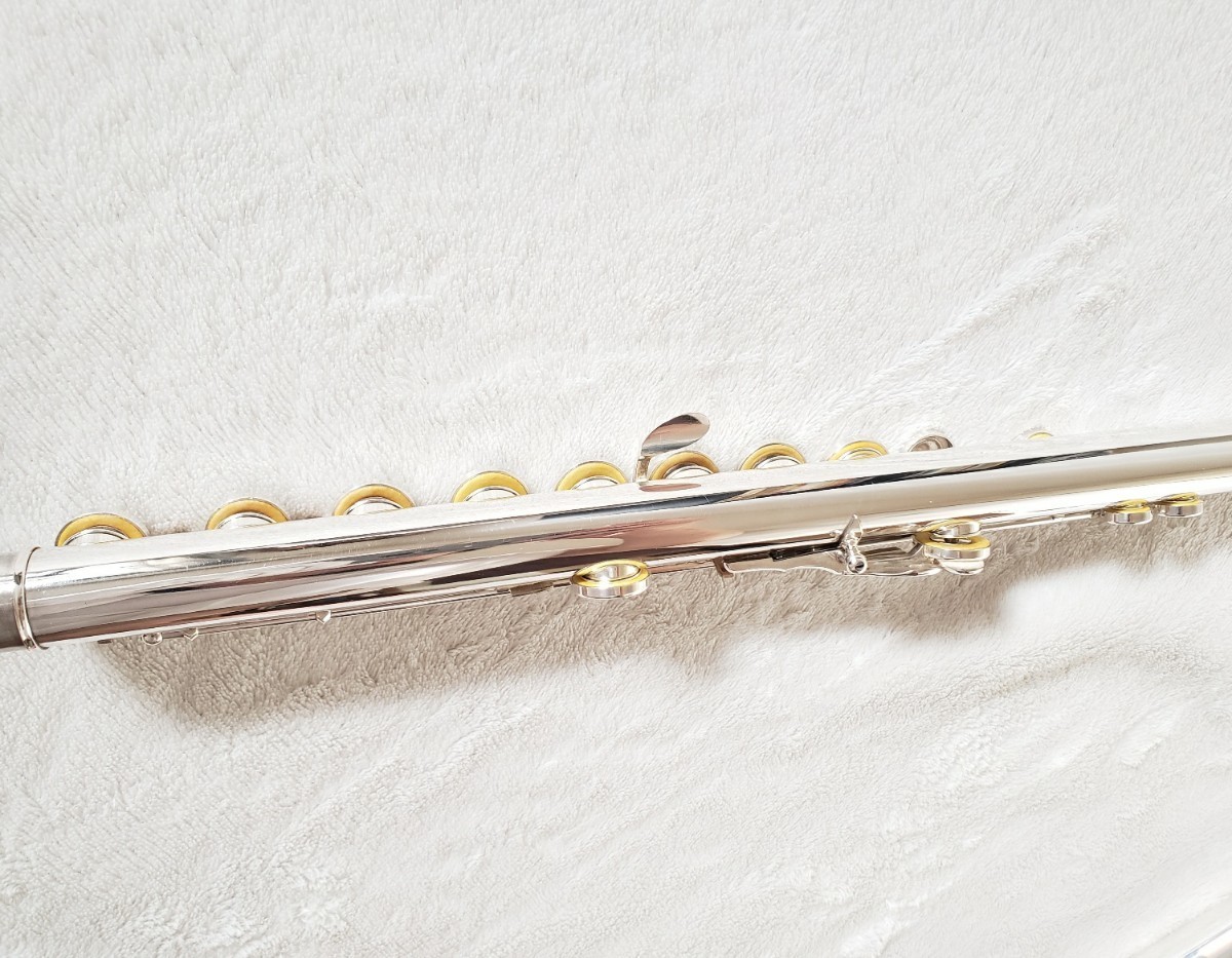 SANKYO ARTIST 総銀製 インラインリングキー 三響 フルート サンキョウ 