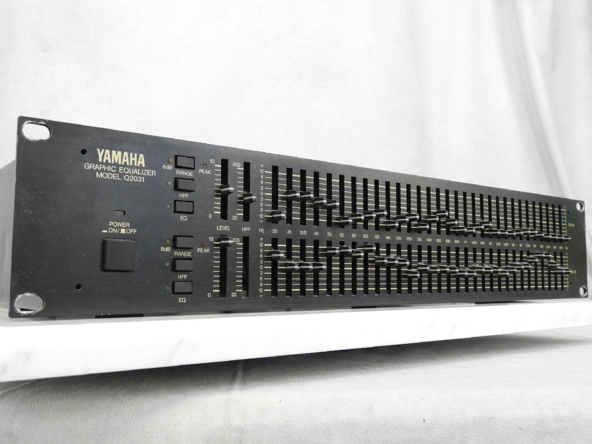 YAMAHA グラフィックイコライザー ヤマハ Q2031B - Q2031A | 公式通販