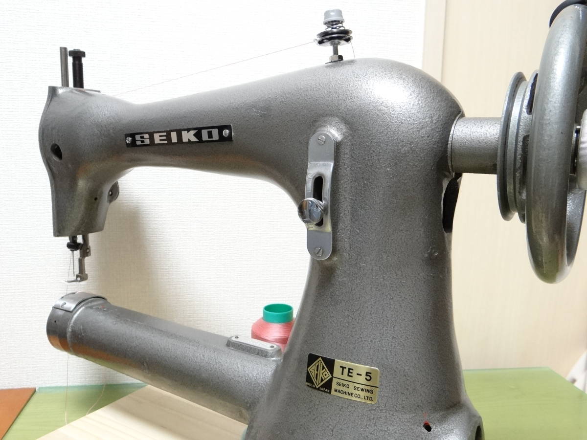 セイコー TE-5 腕ミシン 手回し仕様 17ミシン 革用ミシン 工業用ミシン 