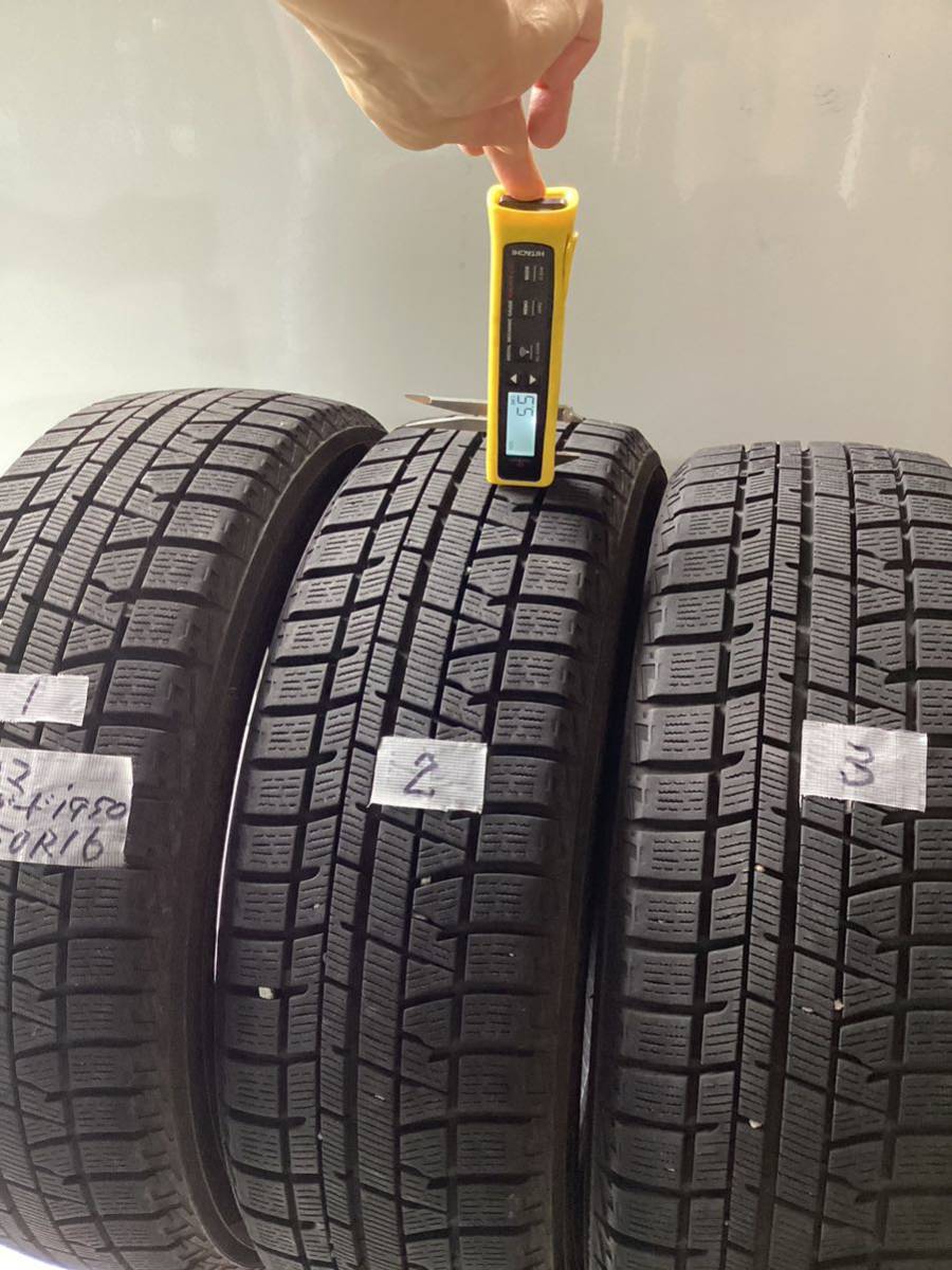 中古品 スタッドレス ヨコハマ アイスガード 165／50R16 4本セット