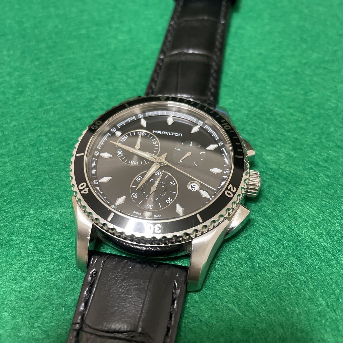 ハミルトン クロノグラフ 時計 Hamilton シービュークロノ H375120
