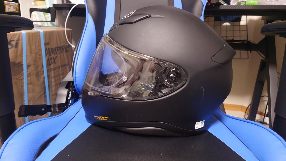 SHOEI フルフェイスヘルメット Z-7 ショウエイ Lサイズ 調光シールド  