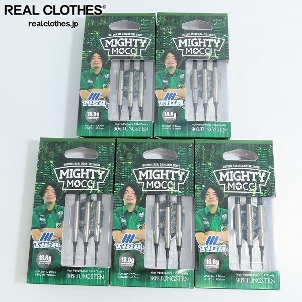 TIGA/ティガ MIGHTY MOCCI/マイティ モッチ 酒井素選手モデル ダーツバレルセット 5点セット /000