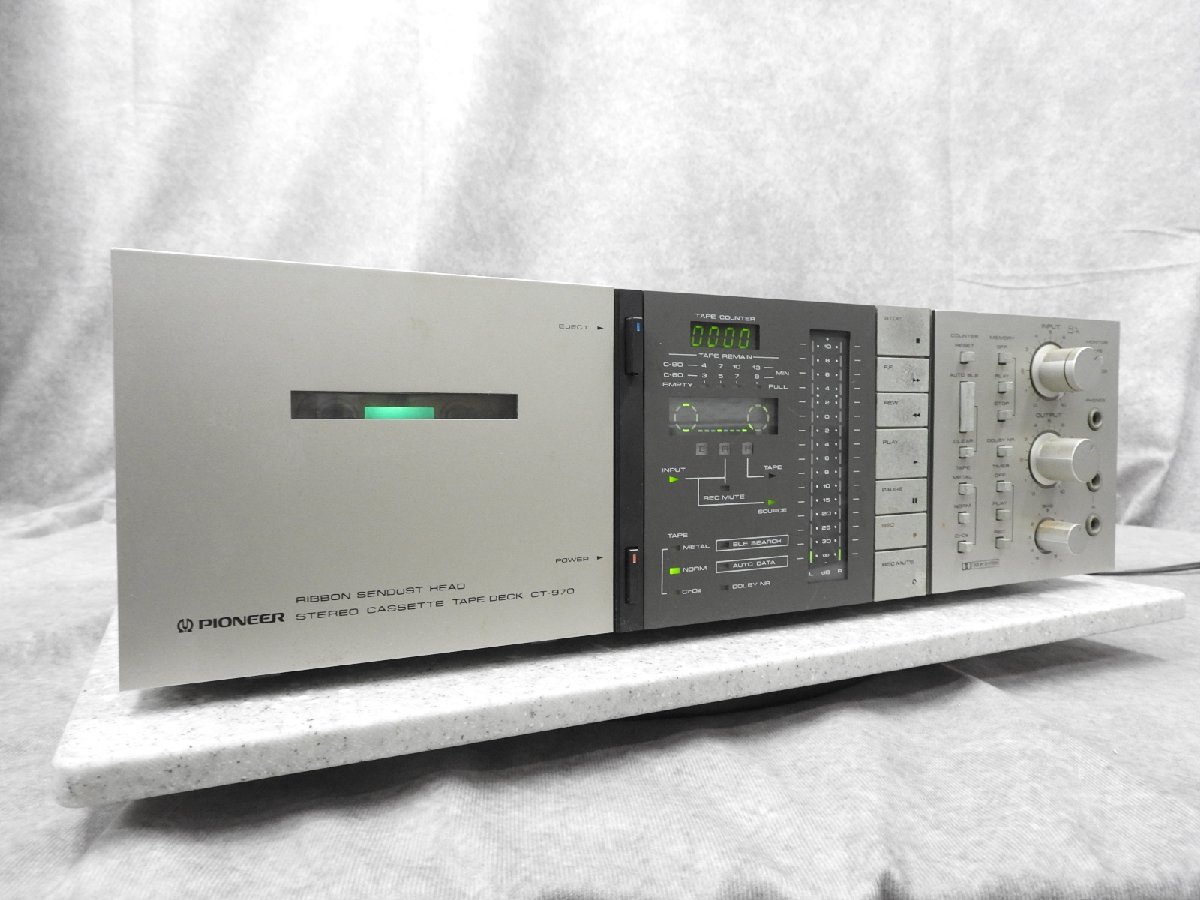 〇【神殿店】PIONEER パイオニア CT-970 カセットデッキ 〇ジャンク〇