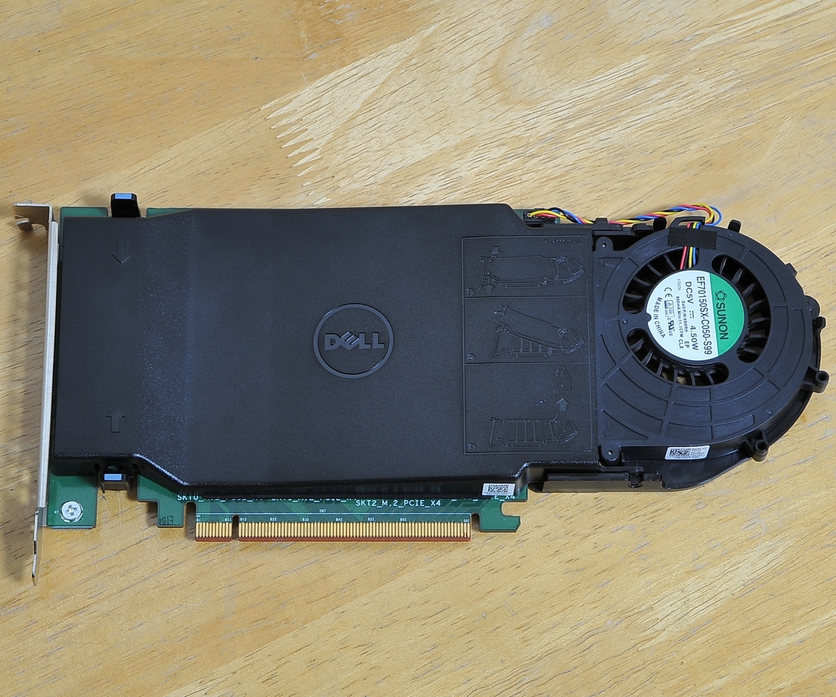 DELL 06N9RH Ultra-Speed Drive Quad NVMe M.2 PCI-Eカード