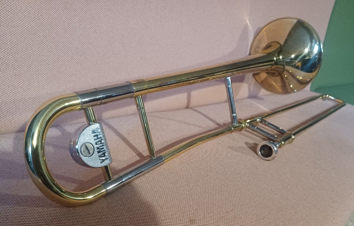 YAMAHA ヤマハ テナートロンボーン YSL-2510 純正ハードケース付 程度