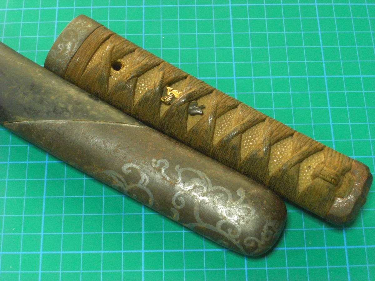 ①　ジャンク　金具　部品どり　象嵌入　拵え