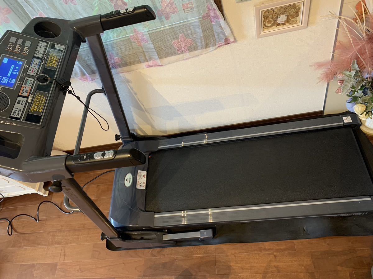 アルインコ(ALINCO) ルームランナー ランニングマシン AFR1016 時速1~16km 歩行面40×120cm 専用マット 簡単移動 折りたたみ 