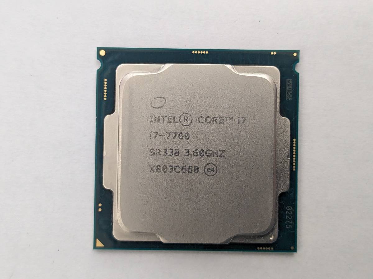 簡易チェック済み Intel Core i7-7700 3.6GHz LGA1151 Intel Core i7