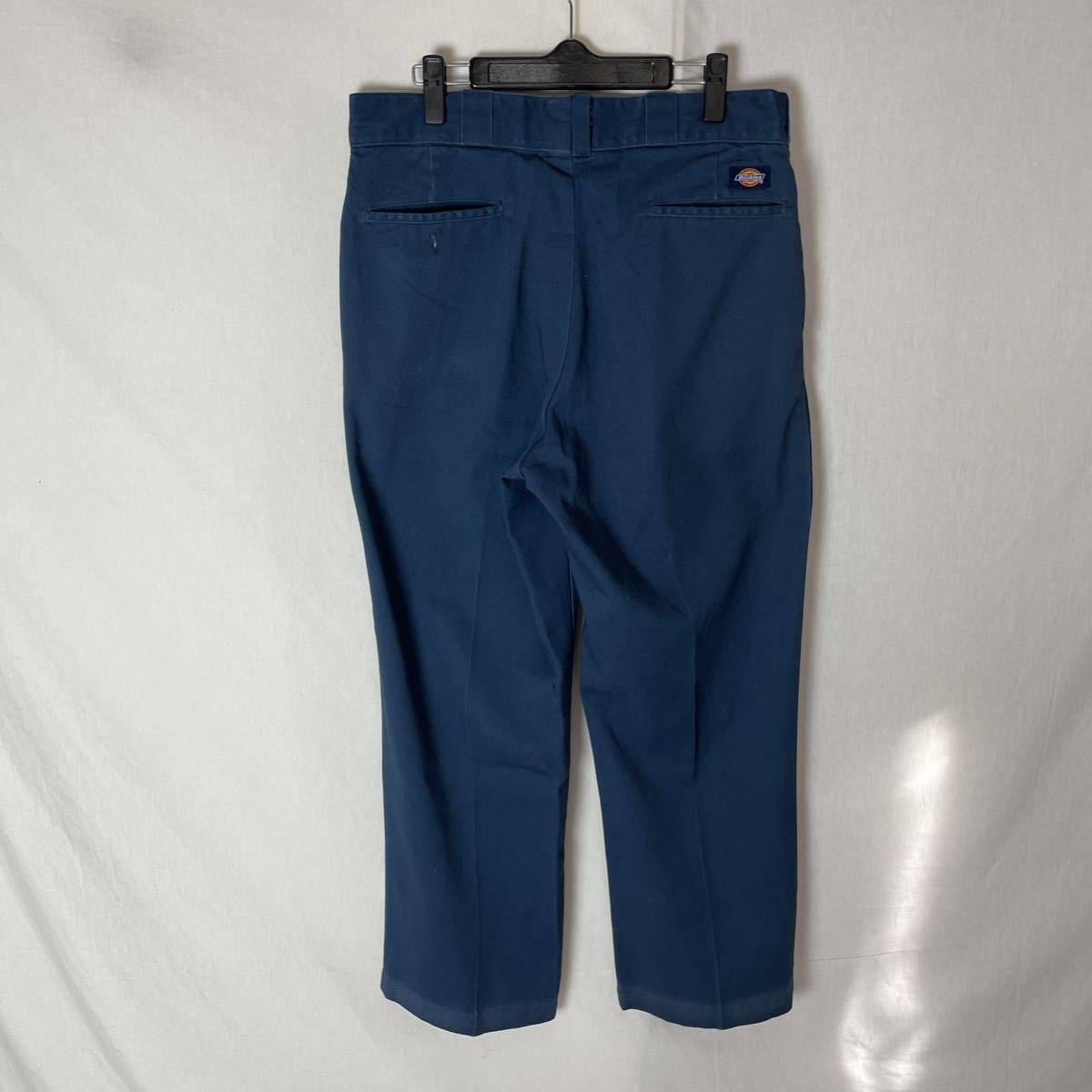 90's ディッキーズ874 ワークパンツ アメリカ製　タロン　古着　ヴィンテージ WORK WEAR 36×30