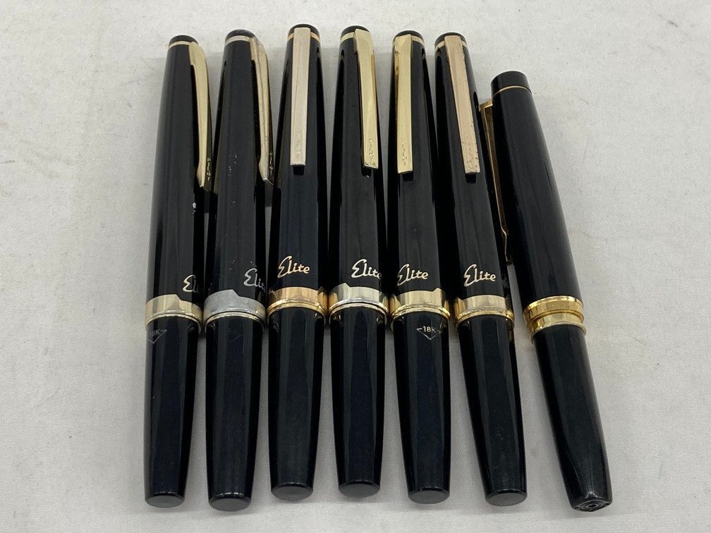 文房具・事務用品 パイロット万年筆 14K ブラック シルバーカラー