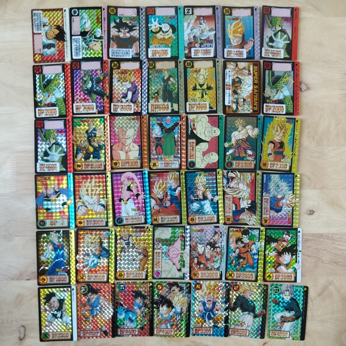 正規品，送料無料 42枚 ドラゴンボール ドラゴンボールZ ドラゴンボールGT カード カードダス(ドラゴンボールカードダス)｜売買されたオークション情報、yahooの商品情報をアーカイブ公開 - オークファン ドラゴンボールカードダス