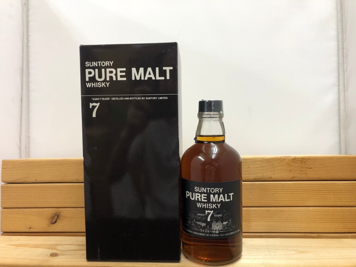 サントリー PURE MALT WHISKY 7年 　希少ボトル　終売品　古酒 サントリー 7年 古酒 ピュアモルト 500ml MALT WHISKY 希少ボトル