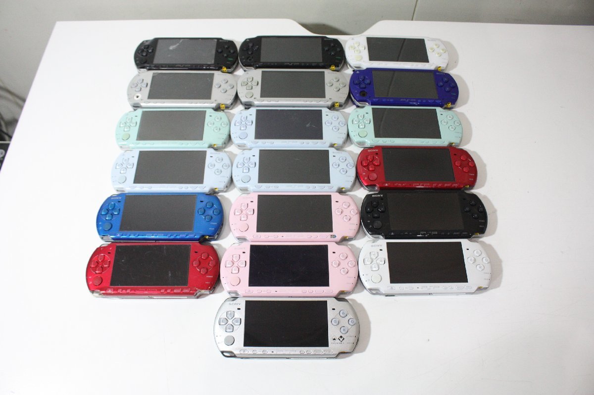 F4430【ジャンク】PSP-3000 8個 PSP-2000 5個 PSP-1000 6個 まとめ売り 