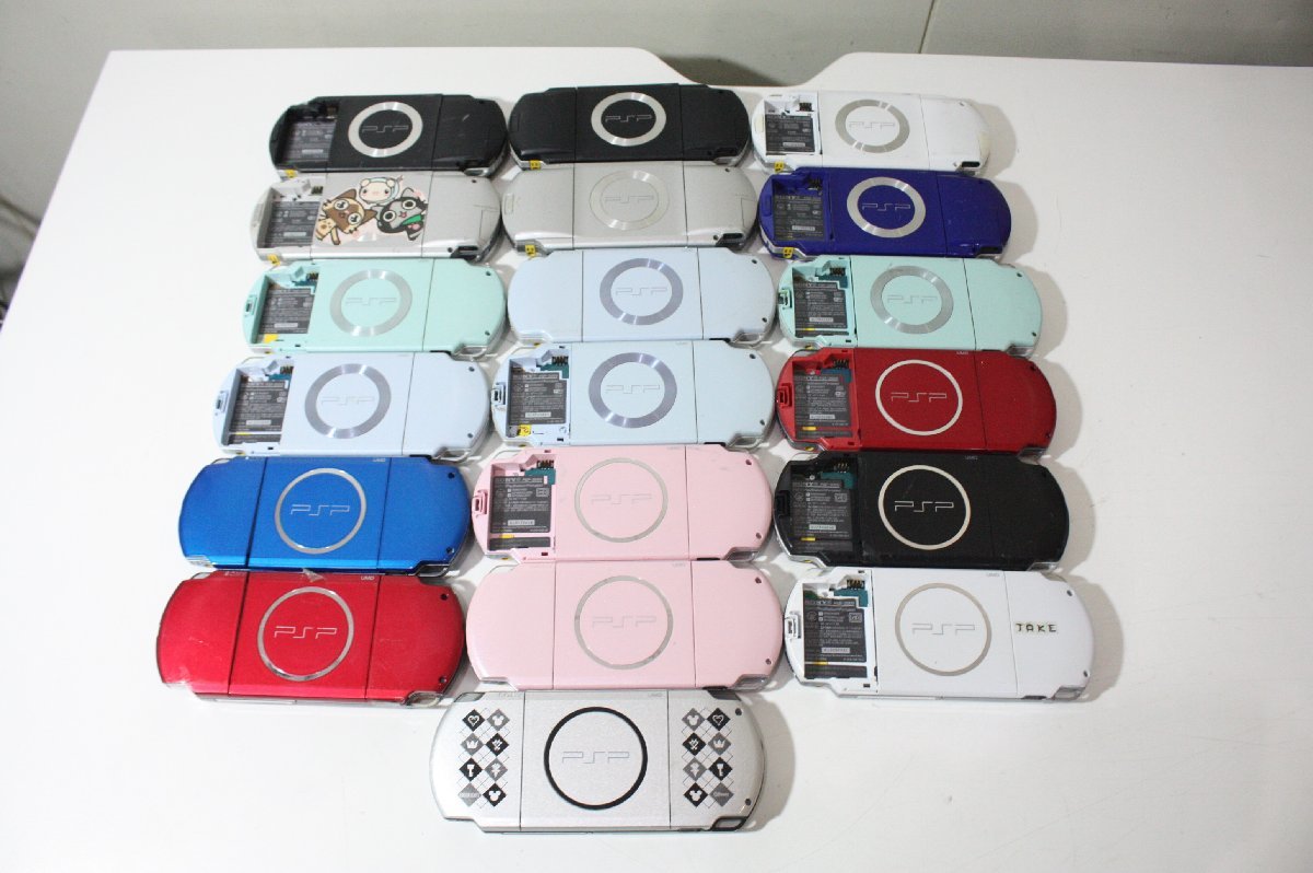 F4430【ジャンク】PSP-3000 8個 PSP-2000 5個 PSP-1000 6個 まとめ売り 