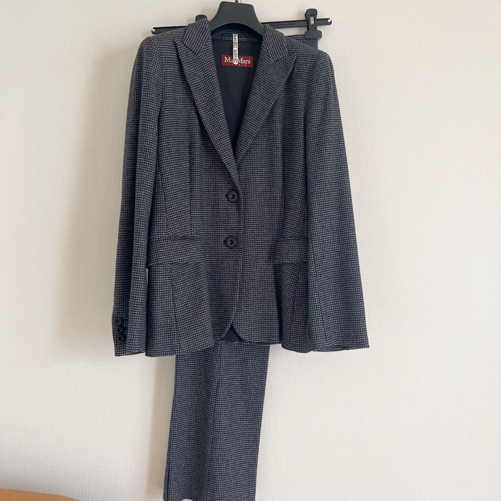 大きいMaxMara Studio パンツスーツ セットアップ 42 46 近年 maxmara