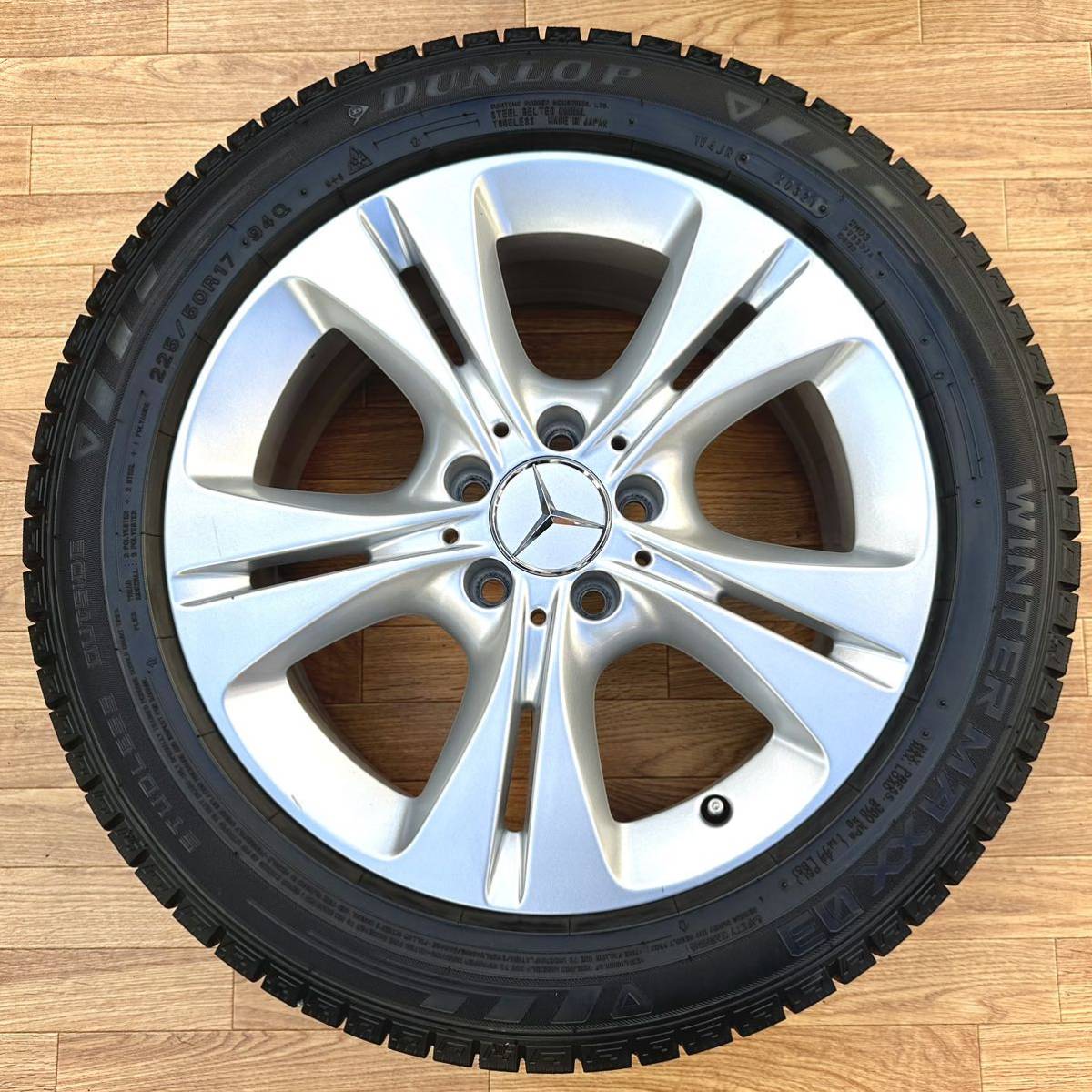 ベンツ Cクラス W205 純正 17インチ ホイール☆WINTERMAXX 03 2021年製