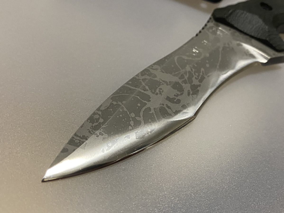 未使用 松田 菊男 kiku knives カスタム ナイフ Cyclone サイクロン OU  