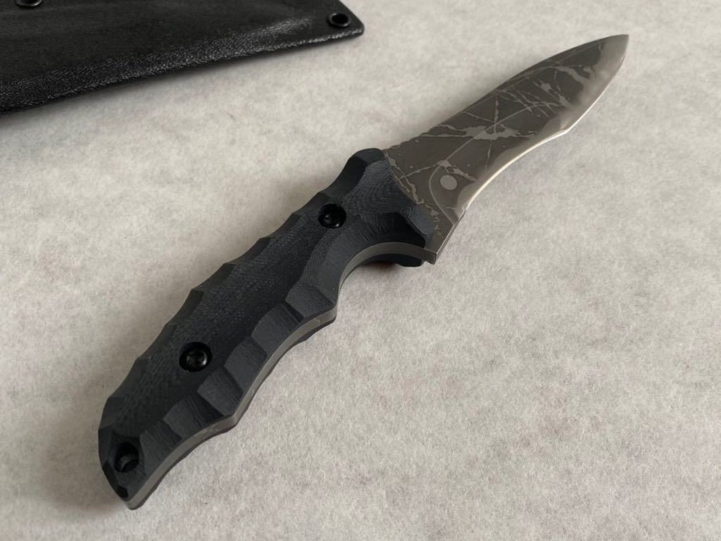 未使用 松田 菊男 kiku knives カスタム ナイフ Cyclone サイクロン OU 