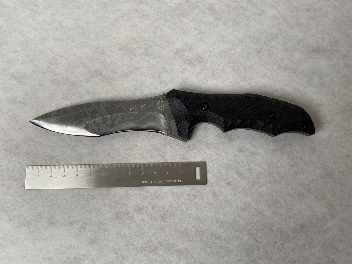 未使用 松田 菊男 kiku knives カスタム ナイフ Cyclone サイクロン OU  