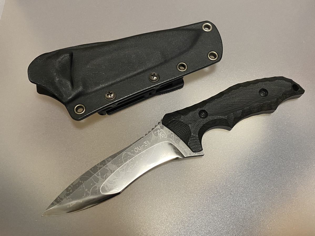 未使用 松田 菊男 kiku knives カスタム ナイフ Cyclone サイクロン OU 