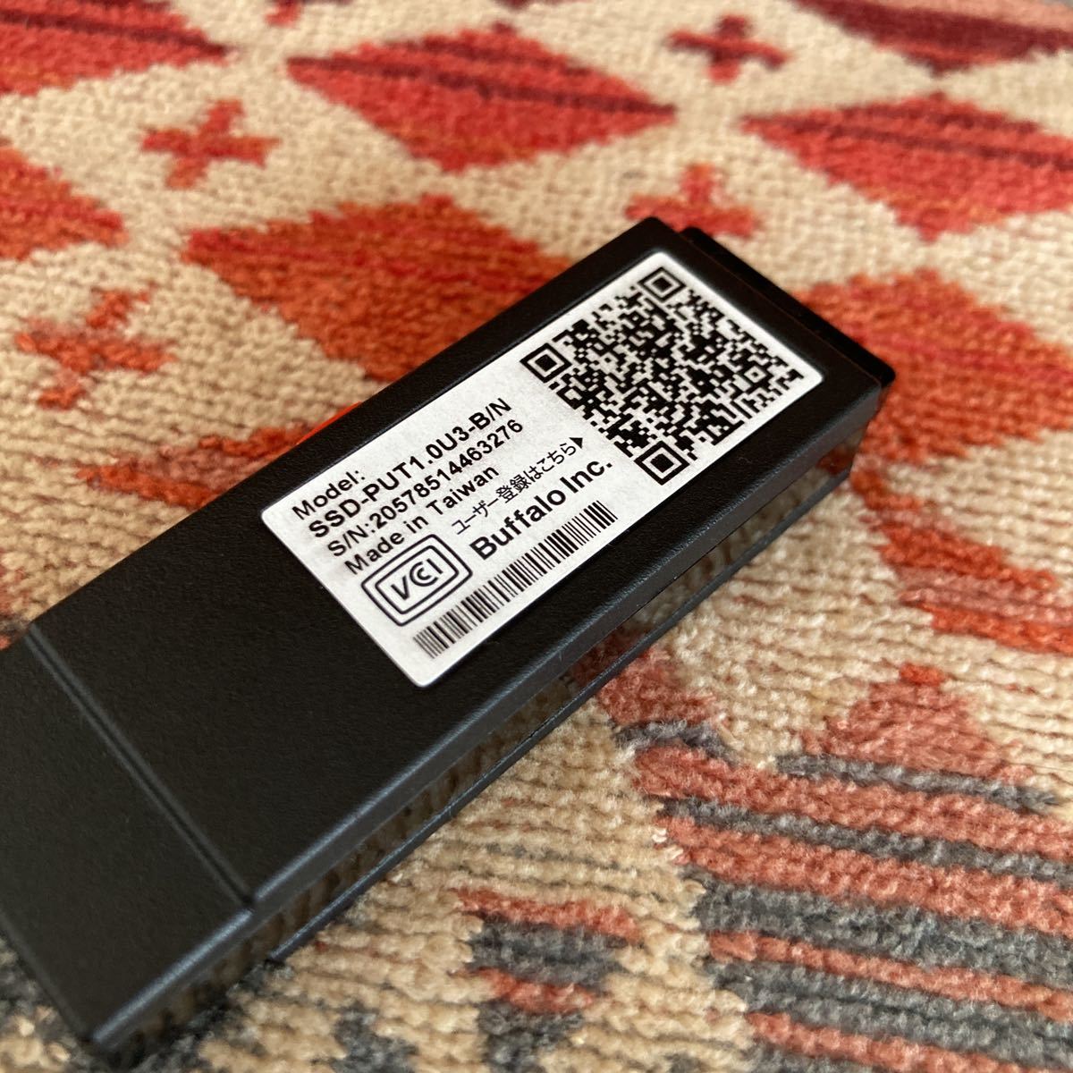 バッファロー BUFFALO 1TB 外付けSSD SSD SSD-PUT1.0U3-B⁄N Buffalo