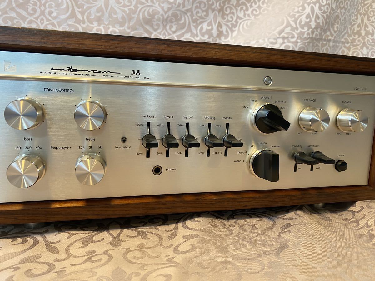LUXMAN LX38 真空管プリメインアンプ ラックスマン - ジャンク 真空管