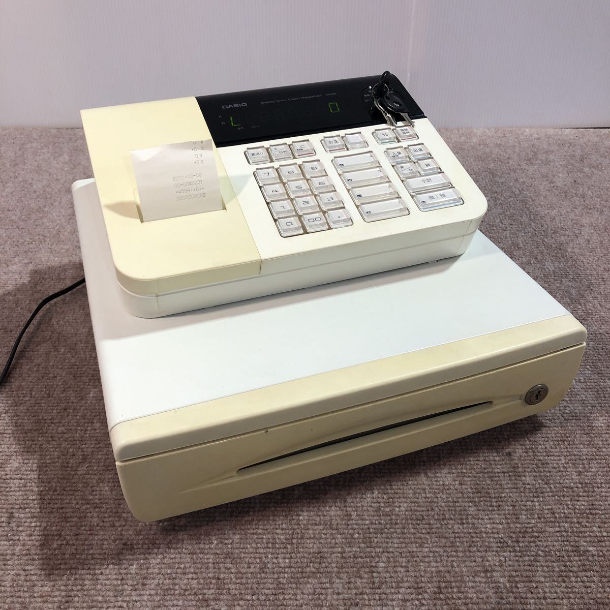 CASIO カシオ レジスター 110ER 電子レジスター 店舗用品 業務用 レジ